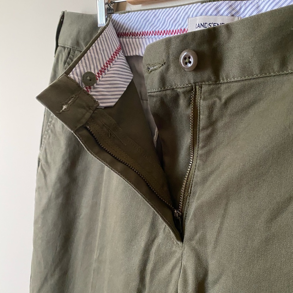 Lands' End Mid Rise Slim Leg Pants - Picture 9 of 13